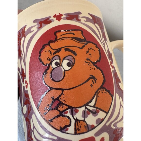 Vintage 1978 Fozzie Bear Mug The Muppet Show Jim Henson Kiln Craft Made England - Picture 3 of 11